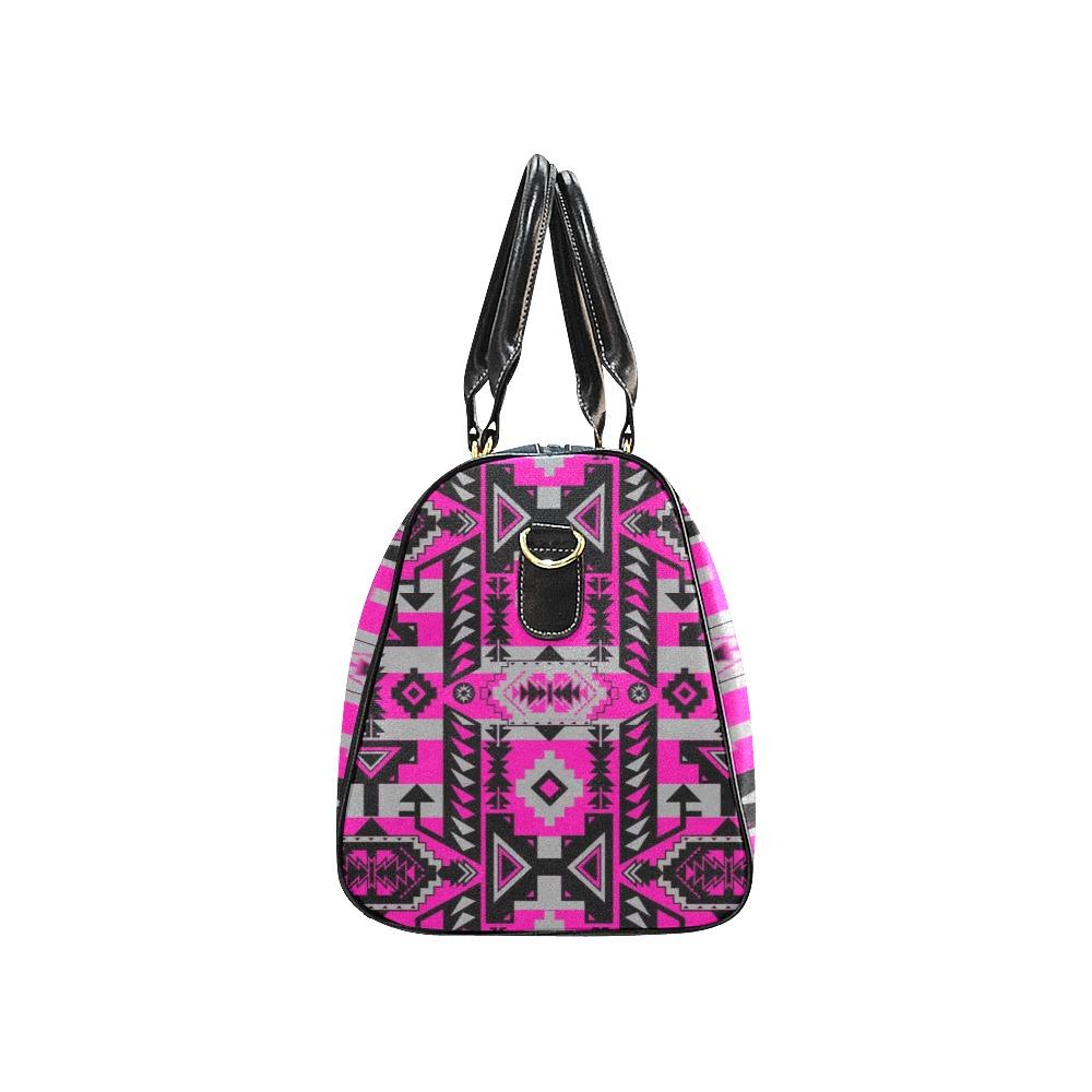 Chiefs Mountain Stunning Sunset New Waterproof Travel Bag/Small (Model 1639) bag e-joyer