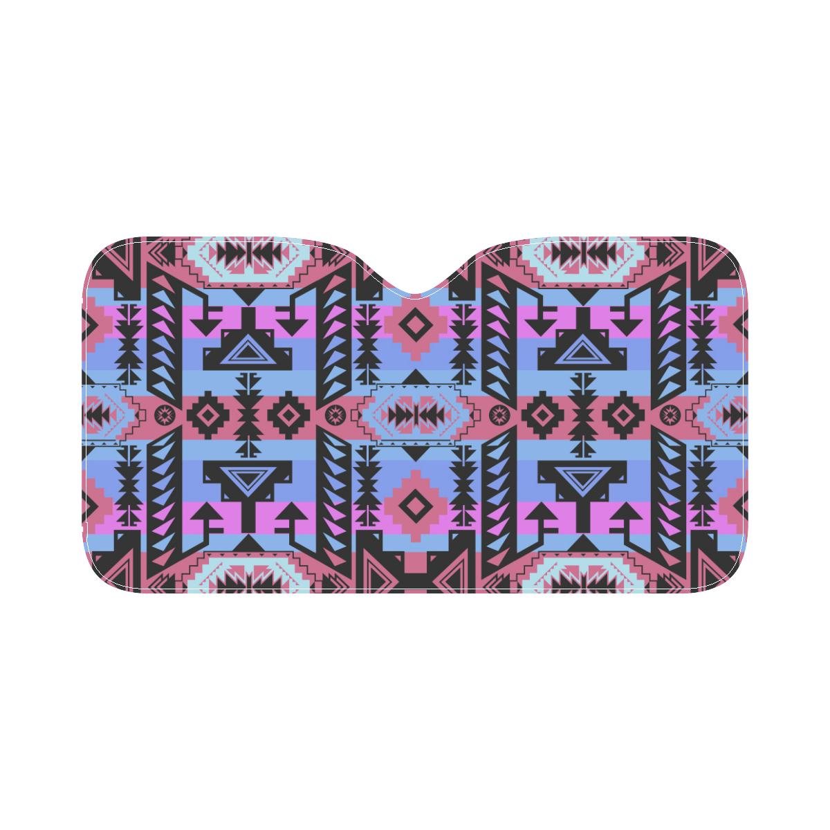 Chiefs Mountain Sunset Car Sun Shade 55"x30" Car Sun Shade e-joyer