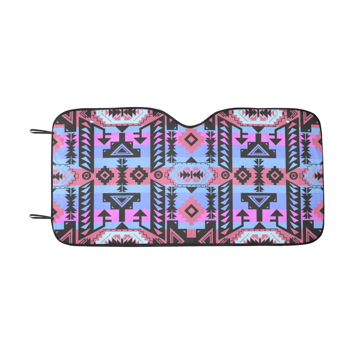 Chiefs Mountain Sunset Car Sun Shade 55"x30" Car Sun Shade e-joyer