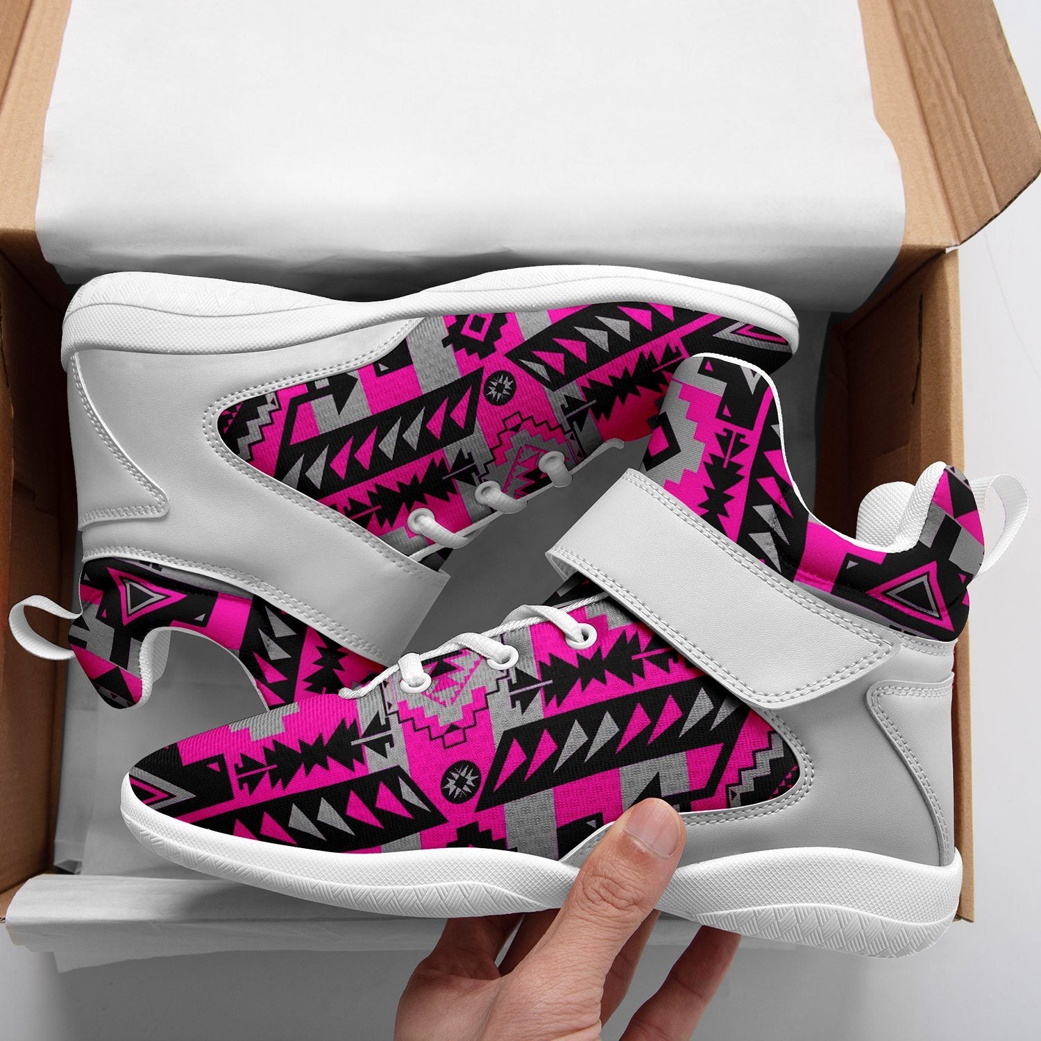 Chiefs Mountain Sunset Ipottaa Basketball / Sport High Top Shoes 49 Dzine
