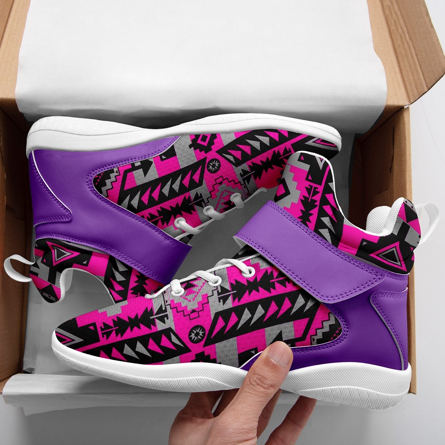 Chiefs Mountain Sunset Ipottaa Basketball / Sport High Top Shoes 49 Dzine