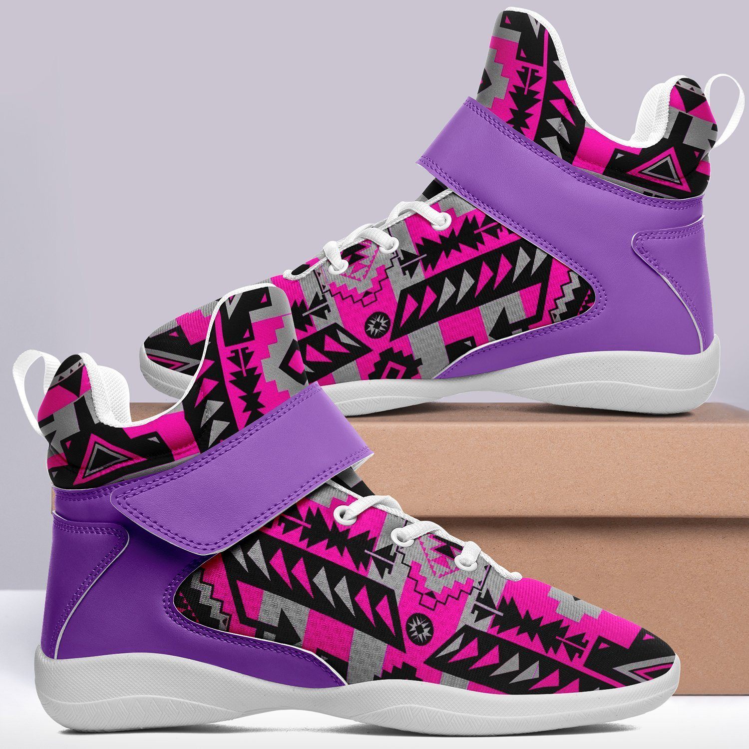 Chiefs Mountain Sunset Kid's Ipottaa Basketball / Sport High Top Shoes 49 Dzine