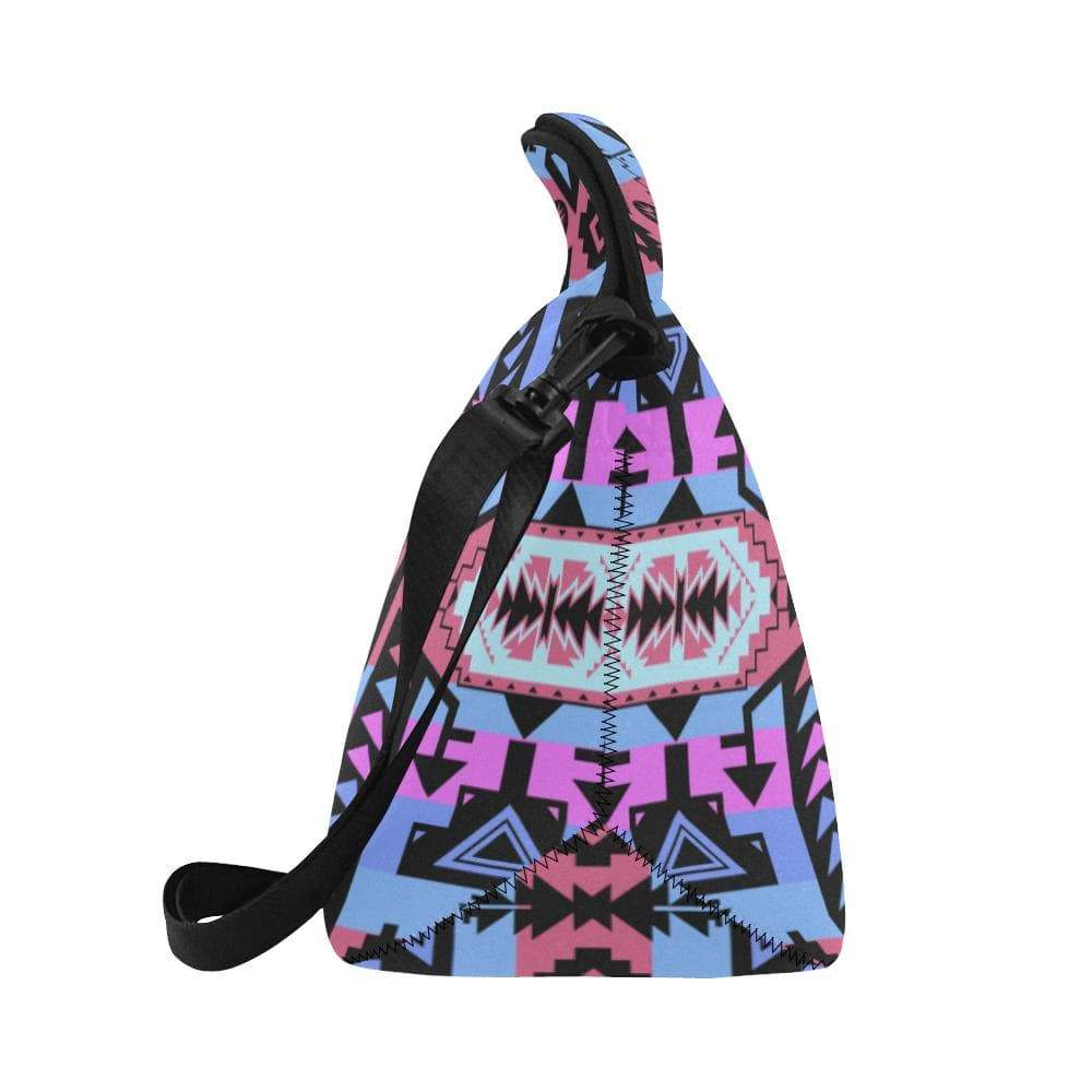 Chiefs Mountain Sunset Neoprene Lunch Bag/Large (Model 1669) Neoprene Lunch Bag/Large (1669) e-joyer