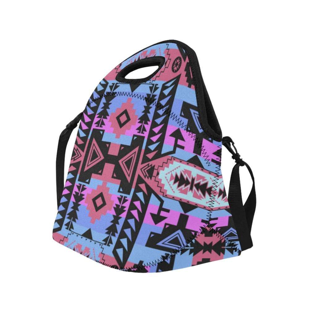 Chiefs Mountain Sunset Neoprene Lunch Bag/Large (Model 1669) Neoprene Lunch Bag/Large (1669) e-joyer