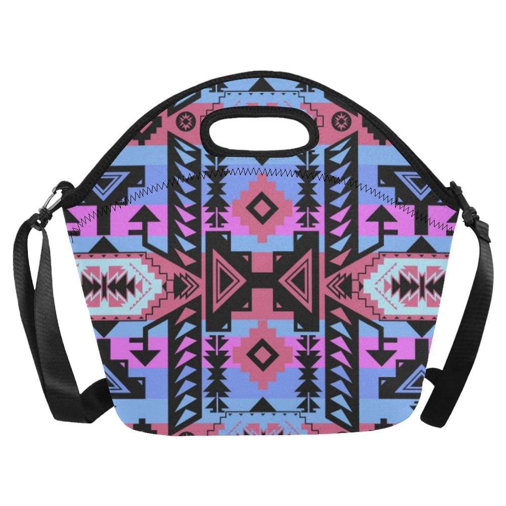 Chiefs Mountain Sunset Neoprene Lunch Bag/Large (Model 1669) Neoprene Lunch Bag/Large (1669) e-joyer