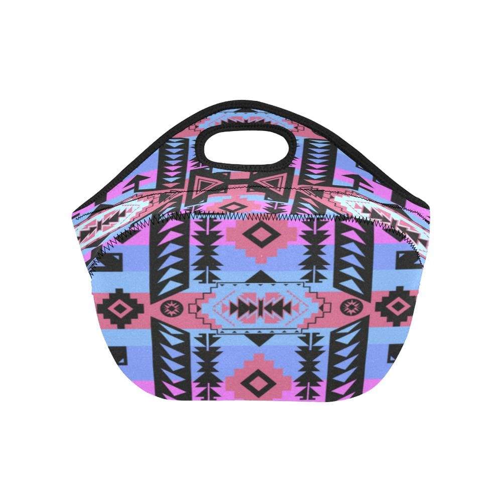 Chiefs Mountain Sunset Neoprene Lunch Bag/Small (Model 1669) Neoprene Lunch Bag/Small (1669) e-joyer