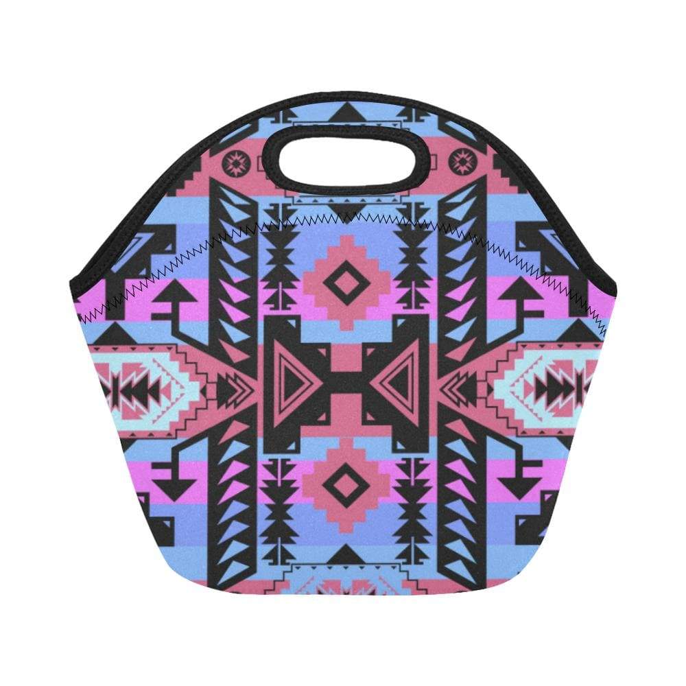 Chiefs Mountain Sunset Neoprene Lunch Bag/Small (Model 1669) Neoprene Lunch Bag/Small (1669) e-joyer