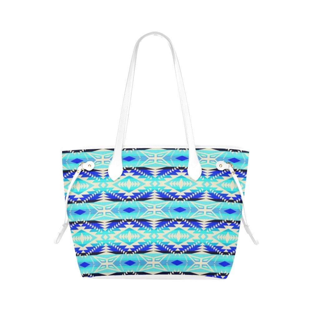 Coastal War Party Clover Canvas Tote Bag (Model 1661) Clover Canvas Tote Bag (1661) e-joyer