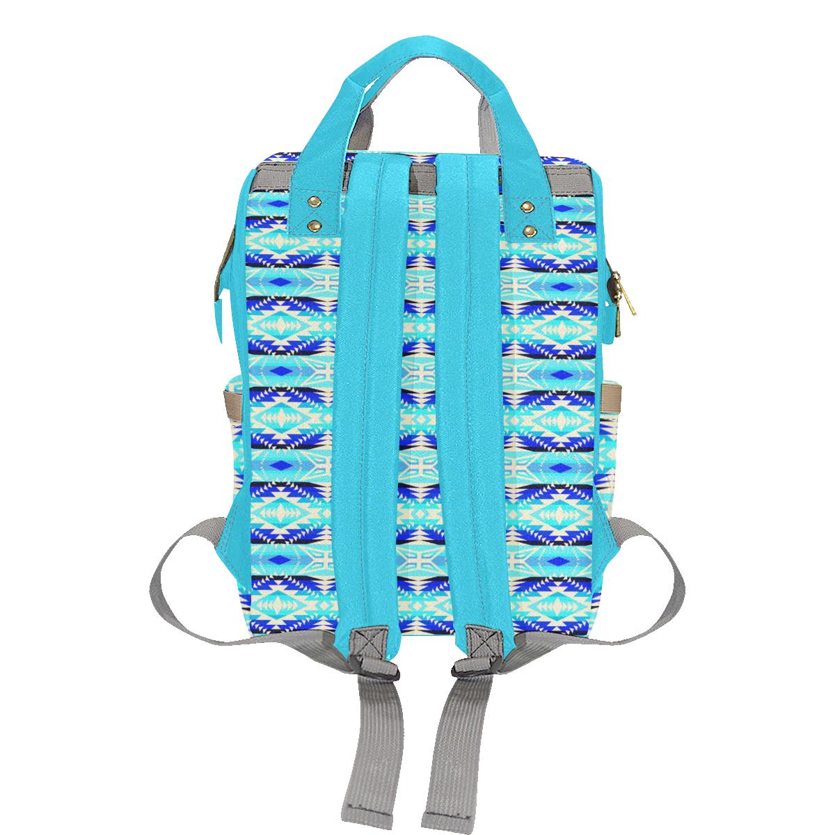 Coastal War Party Multi-Function Diaper Backpack (Model 1688) Diaper Backpack (1688) e-joyer