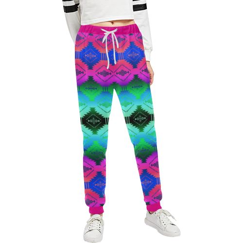 Cofitichequi Moon Shadow Women's All Over Print Sweatpants (Model L11) Women's All Over Print Sweatpants (L11) e-joyer