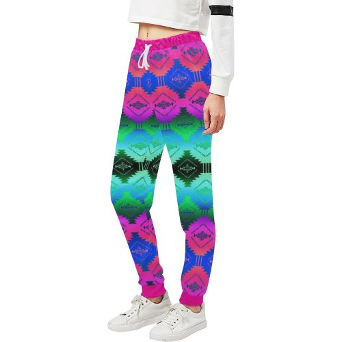 Cofitichequi Moon Shadow Women's All Over Print Sweatpants (Model L11) Women's All Over Print Sweatpants (L11) e-joyer