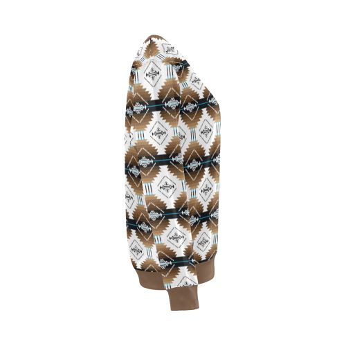 Cofitichequi White All Over Print Crewneck Sweatshirt for Women (Model H18) Crewneck Sweatshirt for Women (H18) e-joyer