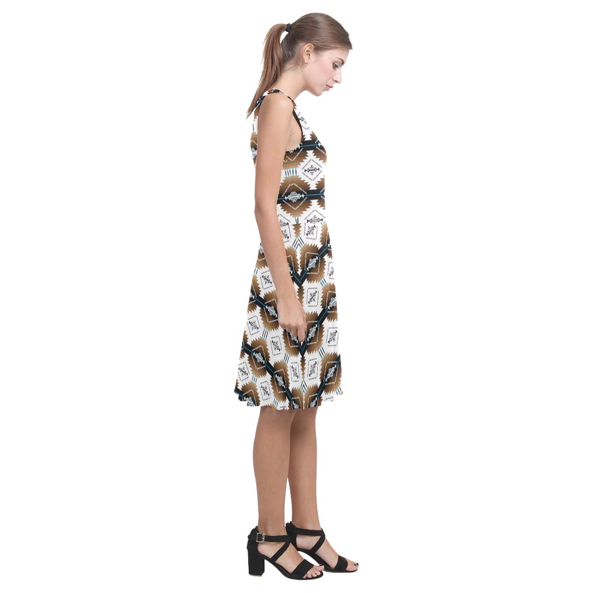 Cofitichequi White Atalanta Casual Sundress(Model D04) Atalanta Sundress (D04) e-joyer