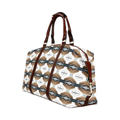 Cofitichequi White Classic Travel Bag (Model 1643) Remake Classic Travel Bags (1643) e-joyer