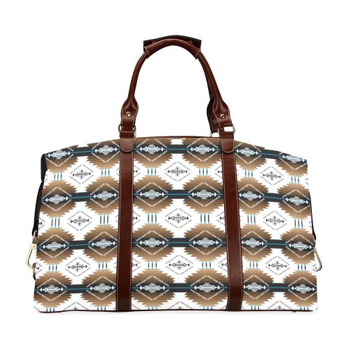 Cofitichequi White Classic Travel Bag (Model 1643) Remake Classic Travel Bags (1643) e-joyer