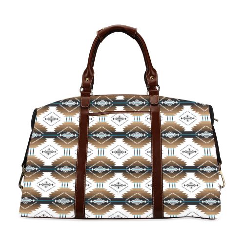 Cofitichequi White Classic Travel Bag (Model 1643) Remake Classic Travel Bags (1643) e-joyer