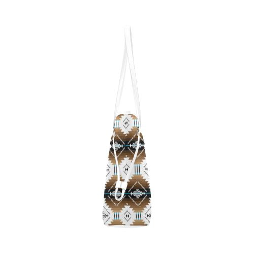 Cofitichequi White Clover Canvas Tote Bag (Model 1661) Clover Canvas Tote Bag (1661) e-joyer