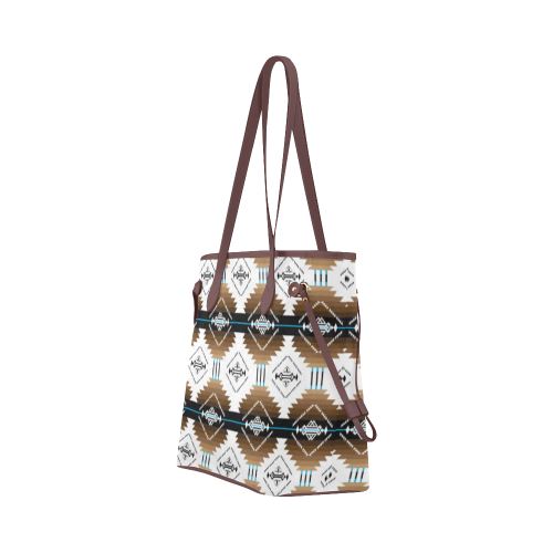 Cofitichequi White Clover Canvas Tote Bag (Model 1661) Clover Canvas Tote Bag (1661) e-joyer