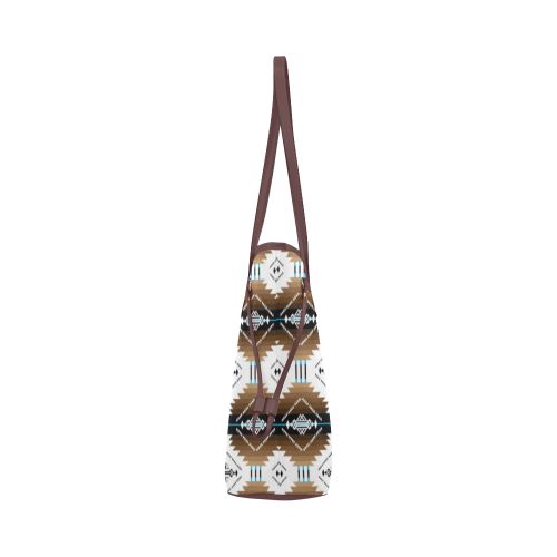 Cofitichequi White Clover Canvas Tote Bag (Model 1661) Clover Canvas Tote Bag (1661) e-joyer