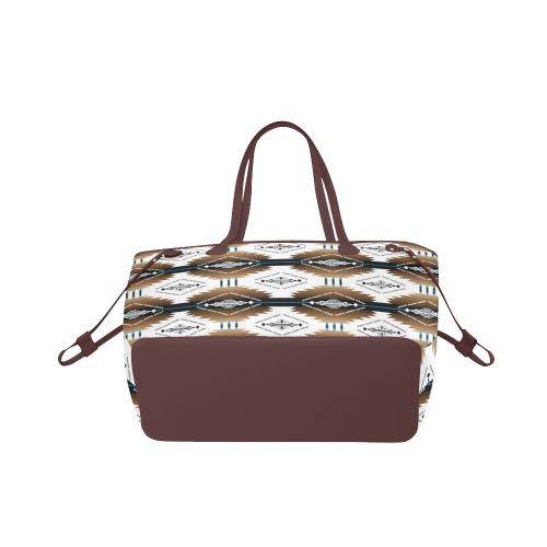Cofitichequi White Clover Canvas Tote Bag (Model 1661) Clover Canvas Tote Bag (1661) e-joyer
