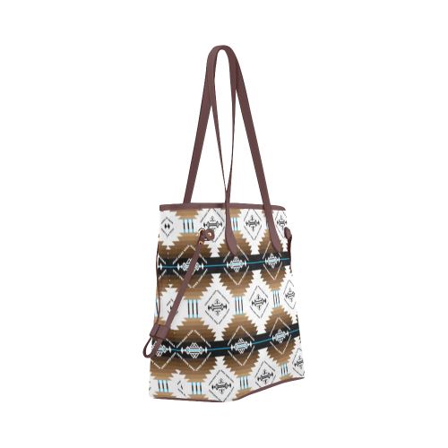 Cofitichequi White Clover Canvas Tote Bag (Model 1661) Clover Canvas Tote Bag (1661) e-joyer