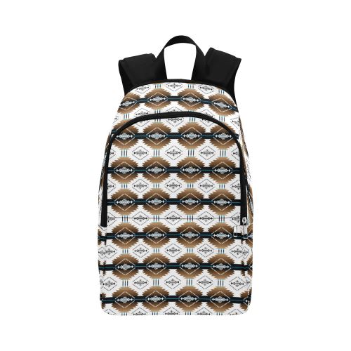 Cofitichequi White Fabric Backpack for Adult (Model 1659) Casual Backpack for Adult (1659) e-joyer