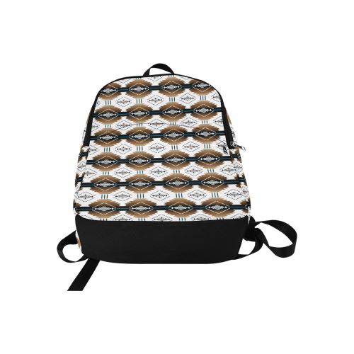 Cofitichequi White Fabric Backpack for Adult (Model 1659) Casual Backpack for Adult (1659) e-joyer