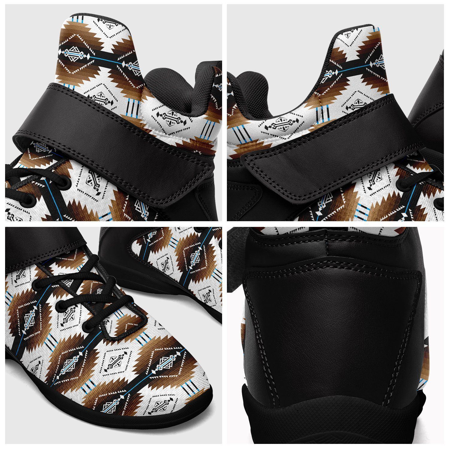 Cofitichequi White Ipottaa Basketball / Sport High Top Shoes - Black Sole 49 Dzine