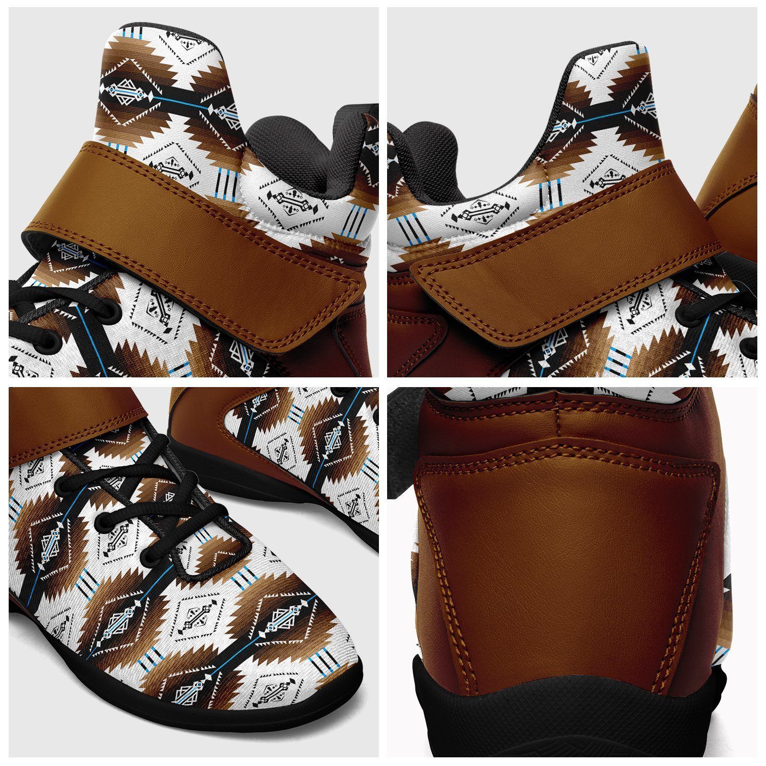 Cofitichequi White Ipottaa Basketball / Sport High Top Shoes - Black Sole 49 Dzine