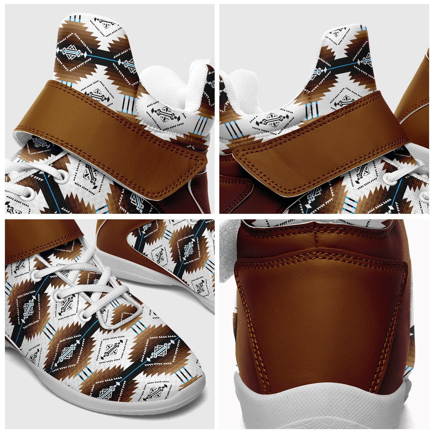 Cofitichequi White Ipottaa Basketball / Sport High Top Shoes - White Sole 49 Dzine
