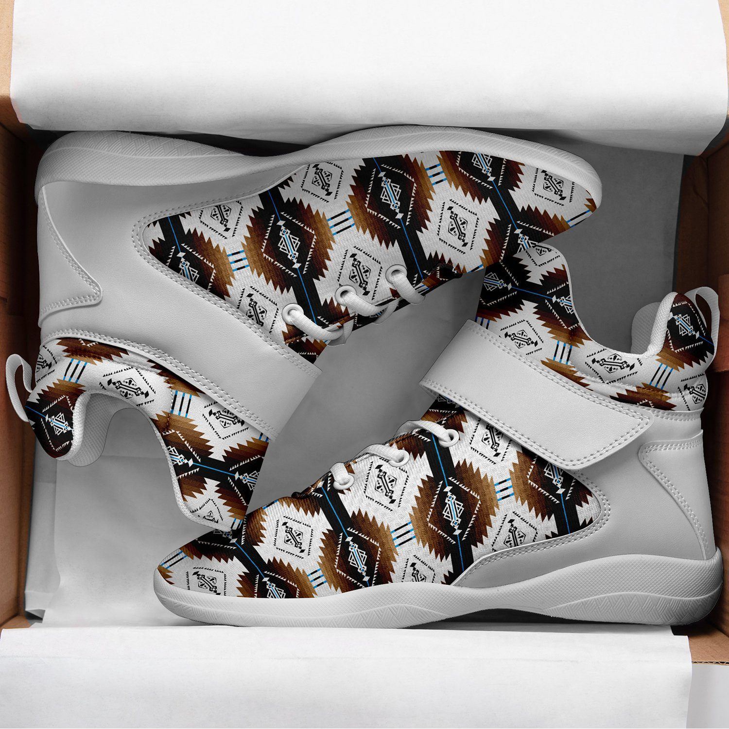 Cofitichequi White Ipottaa Basketball / Sport High Top Shoes - White Sole 49 Dzine