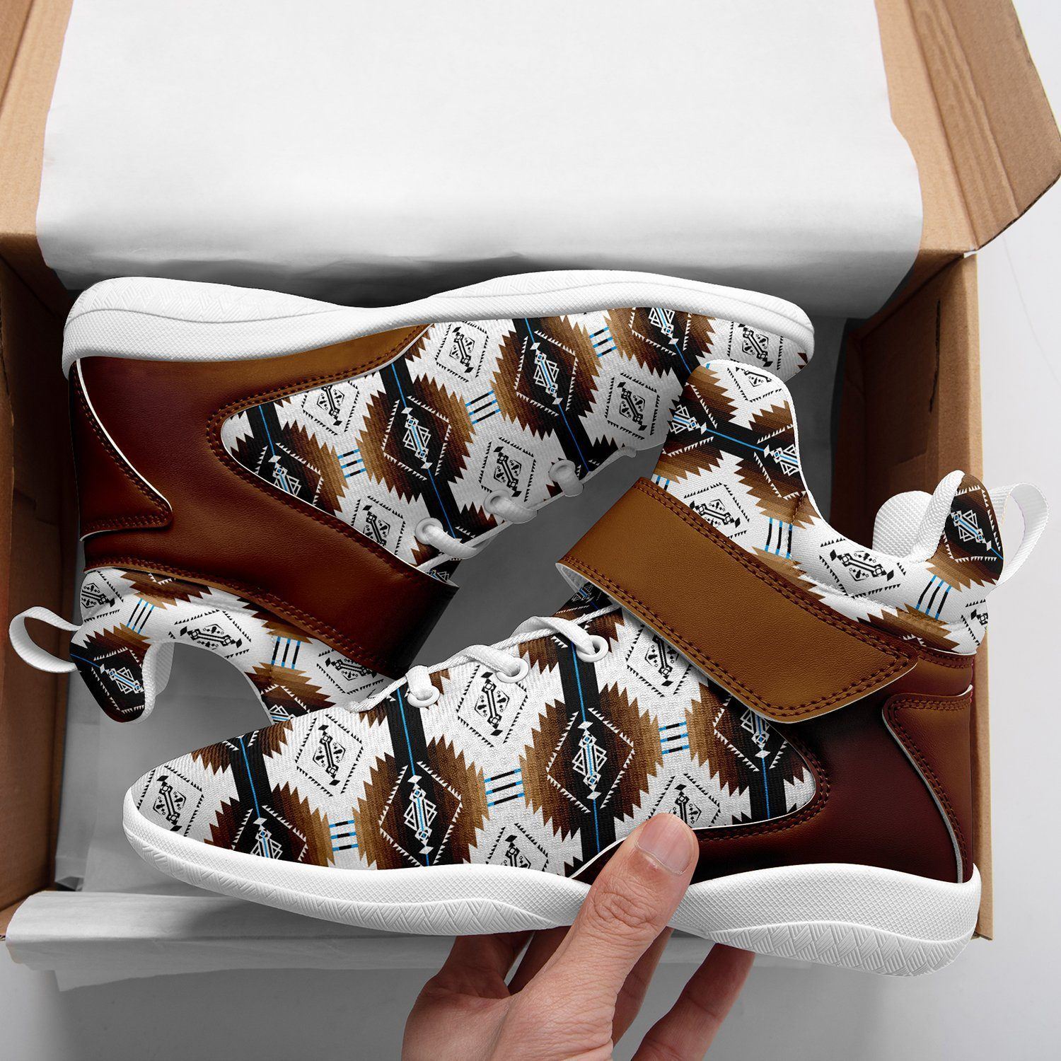 Cofitichequi White Ipottaa Basketball / Sport High Top Shoes - White Sole 49 Dzine