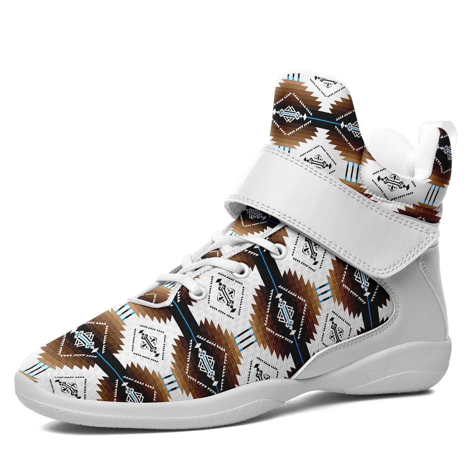 Cofitichequi White Ipottaa Basketball / Sport High Top Shoes - White Sole 49 Dzine US Men 7 / EUR 40 White Sole with White Strap