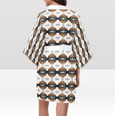 Cofitichequi White Kimono Robe Artsadd