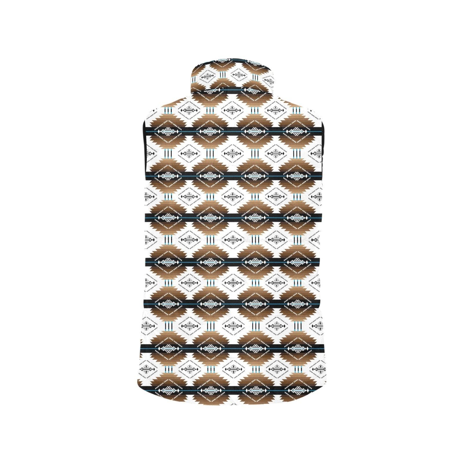 Cofitichequi White Men's Padded Vest Jacket (Model H44) Men's Padded Vest Jacket (H44) e-joyer