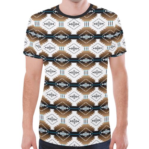 Cofitichequi White New All Over Print T-shirt for Men (Model T45) New All Over Print T-shirt for Men (T45) e-joyer
