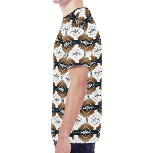 Cofitichequi White New All Over Print T-shirt for Men (Model T45) New All Over Print T-shirt for Men (T45) e-joyer