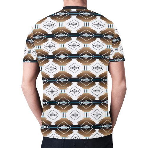 Cofitichequi White New All Over Print T-shirt for Men (Model T45) New All Over Print T-shirt for Men (T45) e-joyer