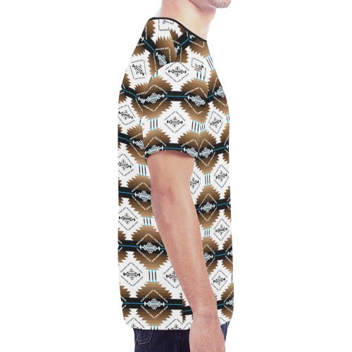 Cofitichequi White New All Over Print T-shirt for Men (Model T45) New All Over Print T-shirt for Men (T45) e-joyer