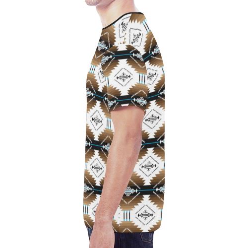 Cofitichequi White New All Over Print T-shirt for Men/Large Size (Model T45) New All Over Print T-shirt for Men/Large (T45) e-joyer