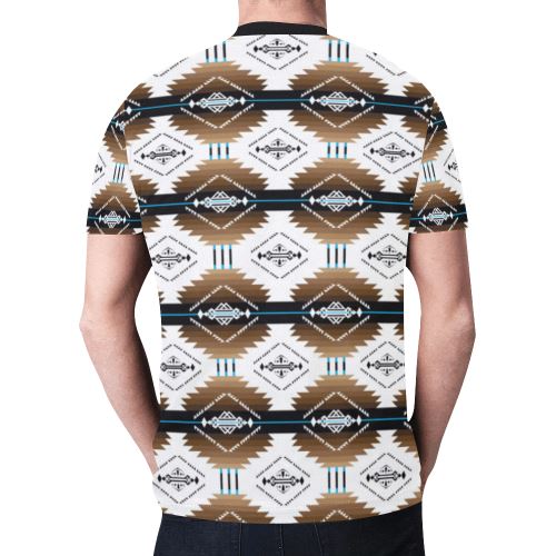 Cofitichequi White New All Over Print T-shirt for Men/Large Size (Model T45) New All Over Print T-shirt for Men/Large (T45) e-joyer
