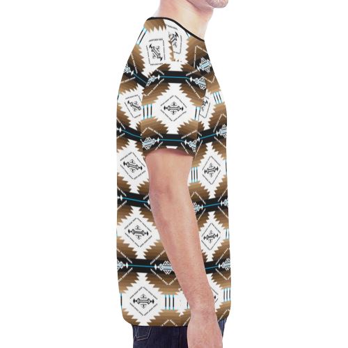 Cofitichequi White New All Over Print T-shirt for Men/Large Size (Model T45) New All Over Print T-shirt for Men/Large (T45) e-joyer