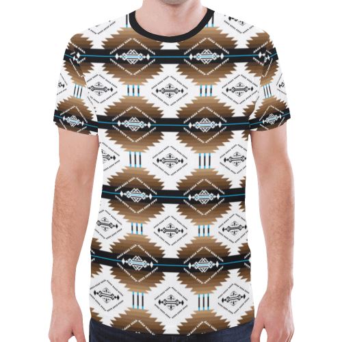 Cofitichequi White New All Over Print T-shirt for Men/Large Size (Model T45) New All Over Print T-shirt for Men/Large (T45) e-joyer
