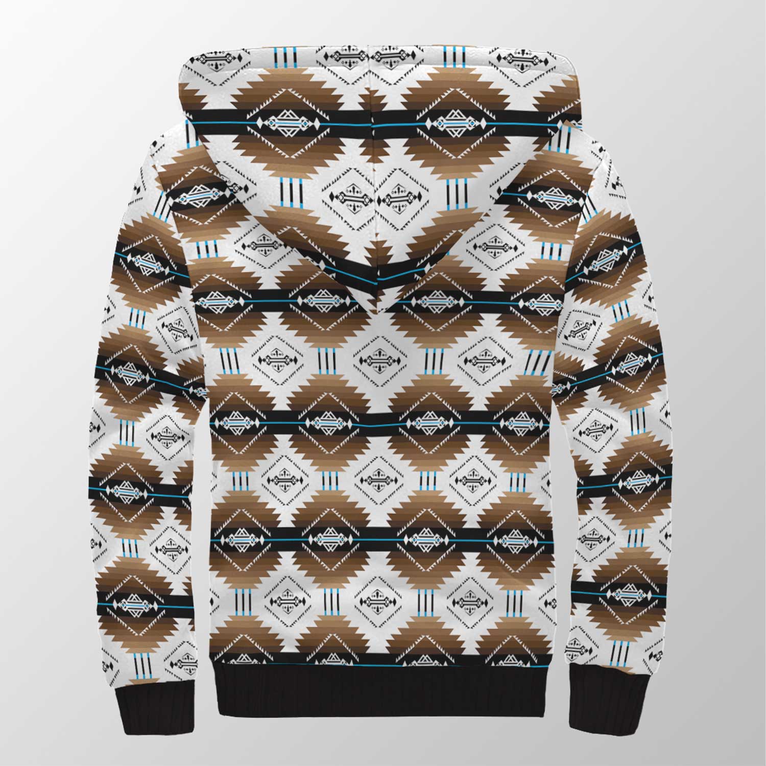 Cofitichequi White Sherpa Hoodie 49 Dzine