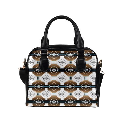 Cofitichequi White Shoulder Handbag (Model 1634) Shoulder Handbags (1634) e-joyer