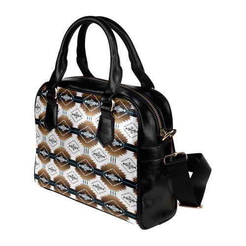 Cofitichequi White Shoulder Handbag (Model 1634) Shoulder Handbags (1634) e-joyer