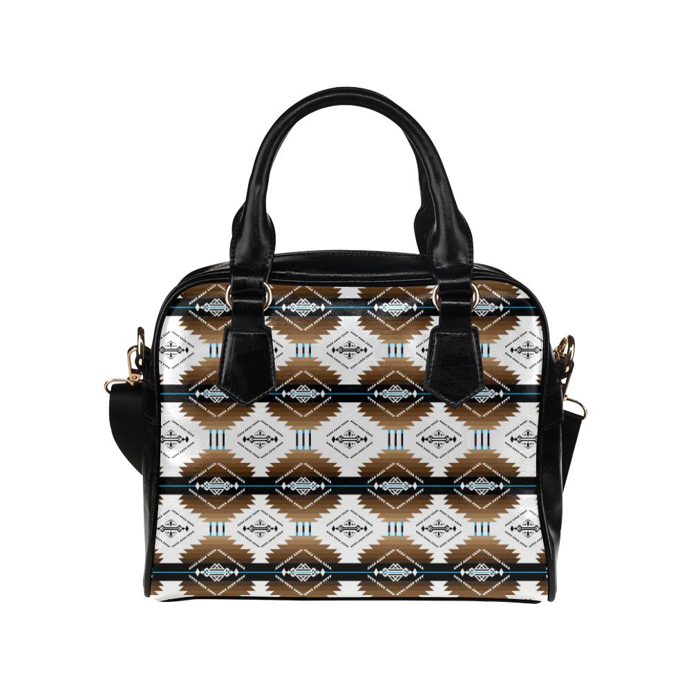 Cofitichequi White Shoulder Handbag (Model 1634) Shoulder Handbags (1634) e-joyer