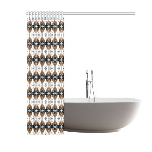 Cofitichequi White Shower Curtain 60"x72" Shower Curtain 60"x72" e-joyer