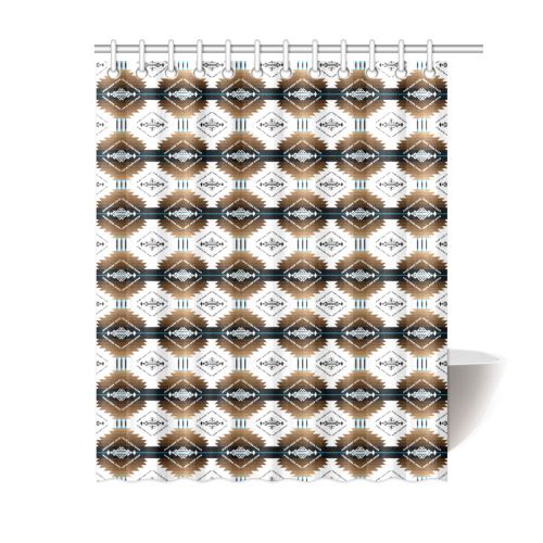 Cofitichequi White Shower Curtain 60"x72" Shower Curtain 60"x72" e-joyer