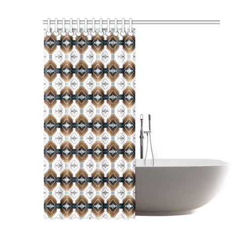 Cofitichequi White Shower Curtain 60"x72" Shower Curtain 60"x72" e-joyer